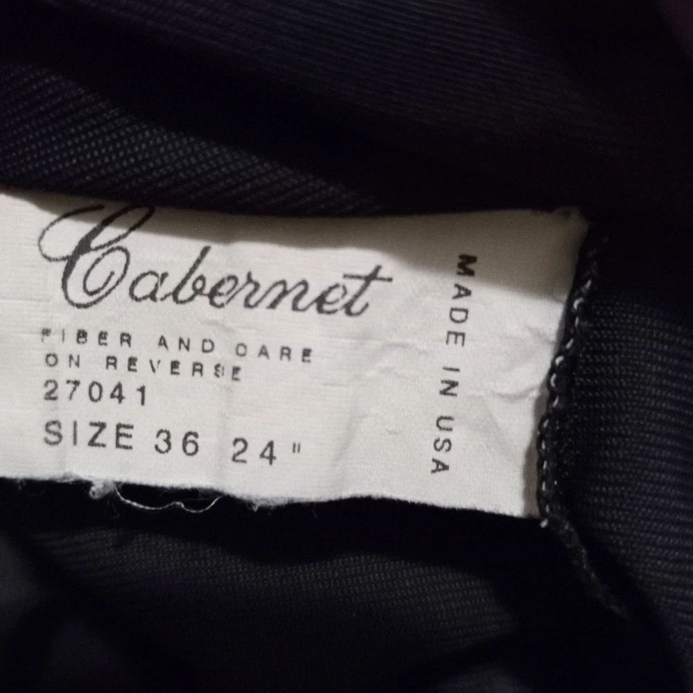 Cabernet 36 Full Black Lace Trimmed Slip - Picture 10 of 11